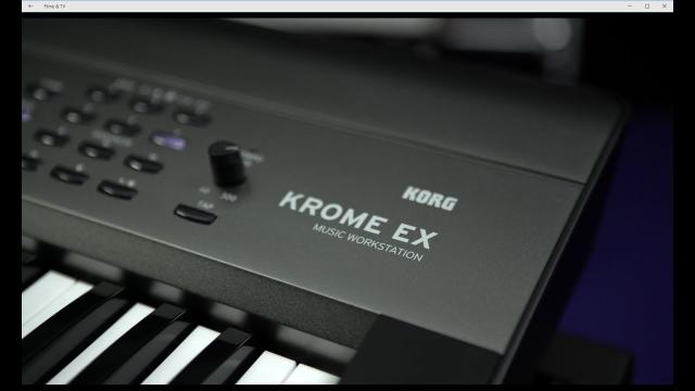 KORG KROME EX - Synth Workstation - All playing no talking - Official video