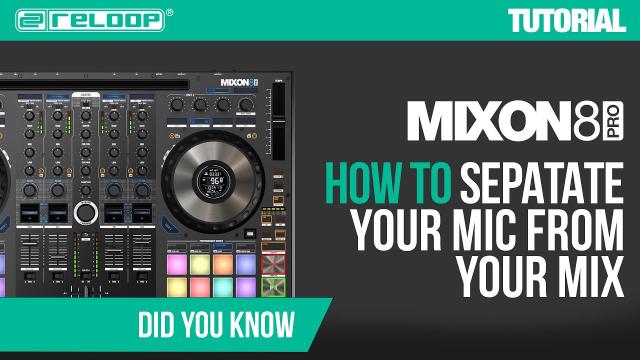 Mixon 8 Pro - How to Separate your Mic from your Mix I Did You Know? (Tutorial)
