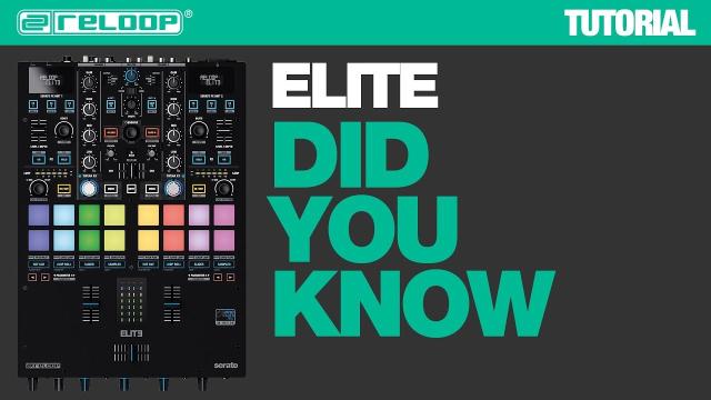 Reloop ELITE High Performance DVS Mixer for Serato - Did You Know? (Tutorial)