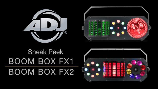 ADJ Boom Box FX1 & Boom Box FX2 Sneak Peek
