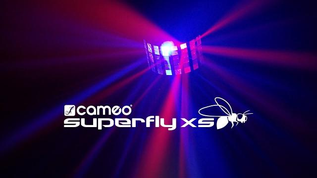 Cameo SUPERFLY XS - 2-in-1 Derby Effect and Strobe incl. IR-Remote