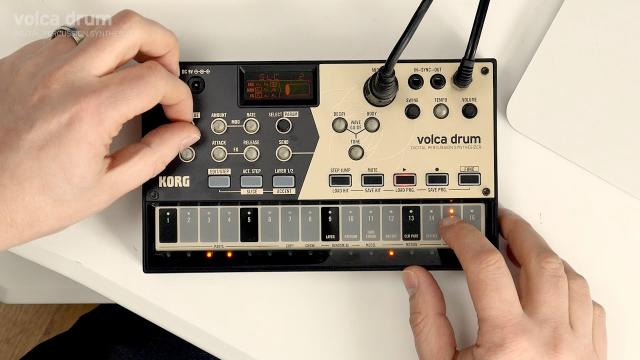 KORG volca drum - Features