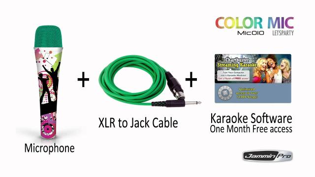 Jammin Pro Color Microphone Mic010 LETSPARTY