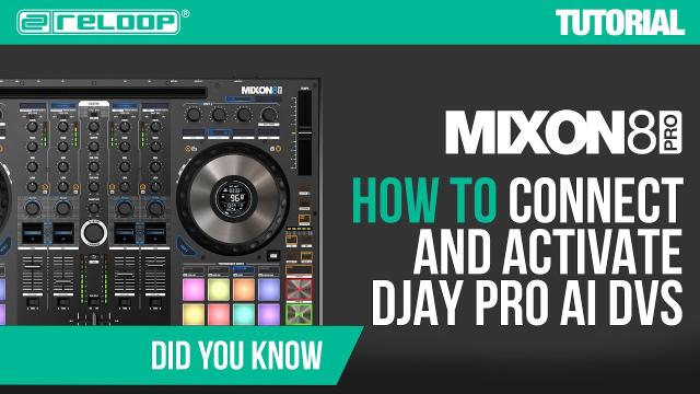 Mixon 8 Pro - How to Connect and Activate Algoriddim djay PRO AI DVS I Did You Know?(Tutorial)