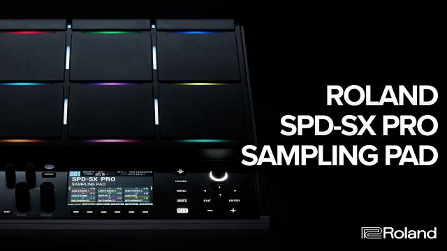 Introducing the Roland SPD-SX PRO Flagship Sampling Pad