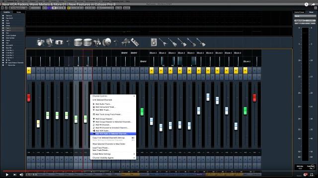 New VCA Faders, Wave Meters & More | New Features in Cubase Pro 8
